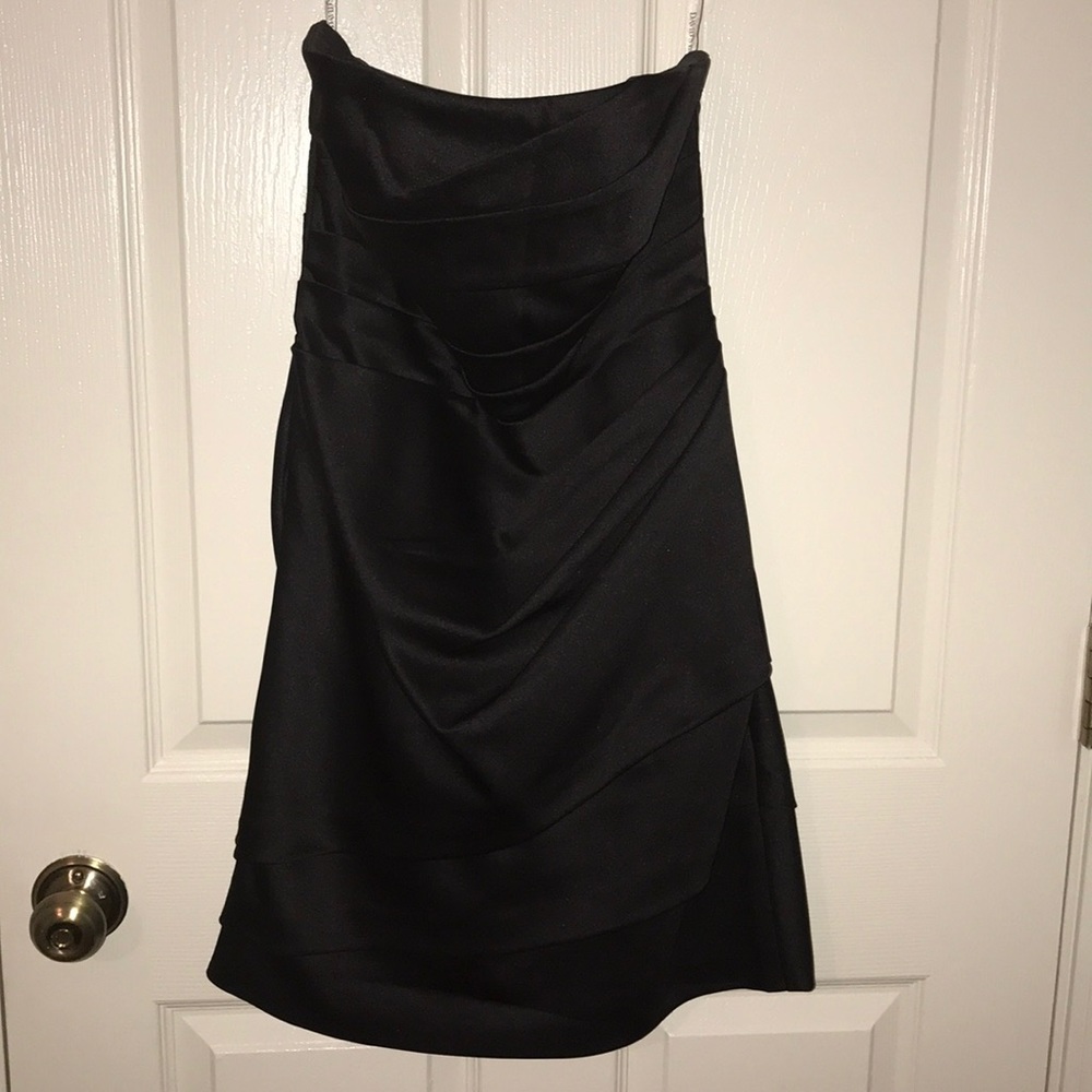 Black mini dress